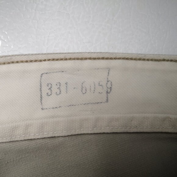 Vintage Levi's Tab Twills Slim Straight Men's Size 36/32 Tan Lot# 331-6059 Jeans - Picture 6 of 16